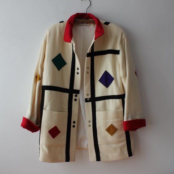Vintage International Scene Funky Wool Coat - Picture 9 of 15